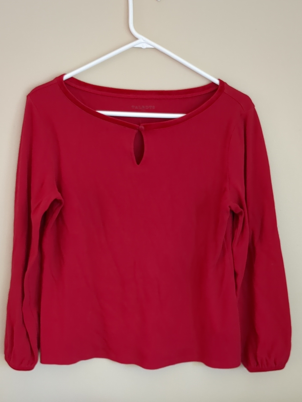 Small Talbots Red Cotton Top